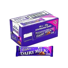 Cadbury Dairy Milk Choc Bar 45g Pk48