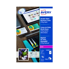 Avery Colour Laser Satin Business Cards
