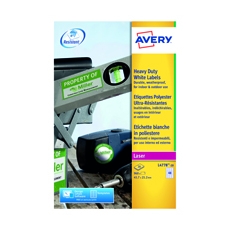 Avery Hvy Duty Laser Label White L4778  Pk960