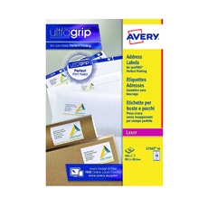 Avery Lsr Add Lbls Wht 14L/Sht Bx 40