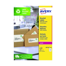 Avery Rcy Ad Lsr Lbl 99.1x33.9 Pk100