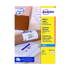 Avery Ijet Addr Lbl 10Tv Pk100 Wht