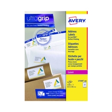 Avery L7160-100 Lsr Lbls Wht Pk2100