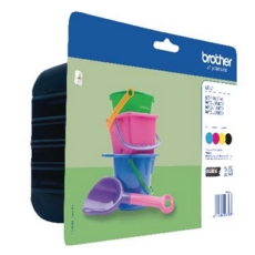 Brother LC221 Ink Cart Mpk CMYK