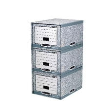 Bankers Box Drawers Grey Wht Pk5