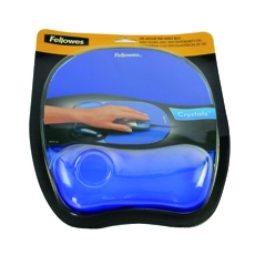 Fellowes Crystal Blue Gel Mouse Pad