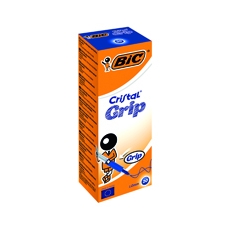 E Bic Cristal Grip Ball Pen Med