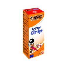 Bic Cristal Grip Ball Pen Red Box 20