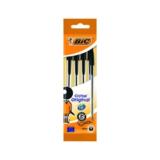 Bic Black Cristal Medium Bpoint Pk40