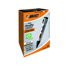 Bic 2000 Bullet Perm Marker Blk Pk12