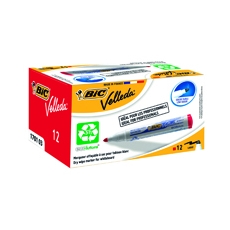 Bic Velleda Marker 1701 Red Pk12