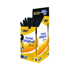 Bic Cristal Fine Black 872731 Pk50