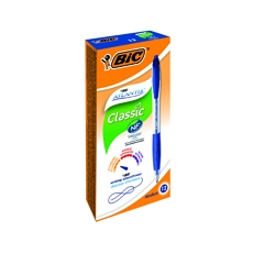 Bic Retractable Ball Pen Black Bx 12