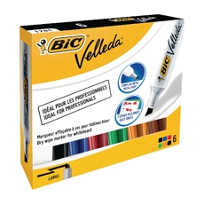 Bic Velleda 1781 Drywipe Marker Assorted