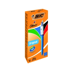 Bic 4 Colours Retr Bpoint Pk12