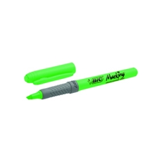 BIC Highlighter Grip Green Box of 12