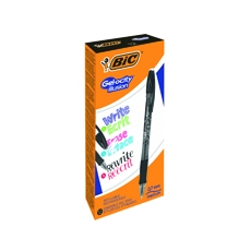 Bic Gelocity Illusion Pen Black Pk12  (^)