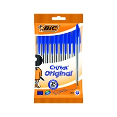 Bic Cristal Bpoint Medium Blue Pk10