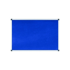 Bi-Office Felt Board 600x900 Blu/Alu