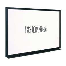 Bi-Office Whtboard 600x900 Blk Frame