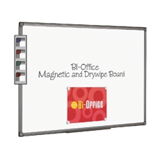 Bi-Office Mag Whtbrd 600x900mm Alum