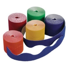 Corrugated Border Rolls 63mm X 10M Wavy Assorted