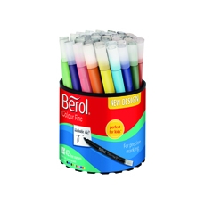 Berol Colour Fine Pen Asst Tub of 42