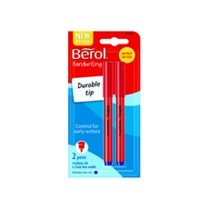 Berol H/writing Pen Twin Pk Blu P12