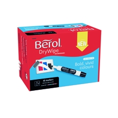 Berol D/Wipe Bullet Marker Asst Pk48