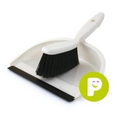 Plastic Dustpan & Brush Set