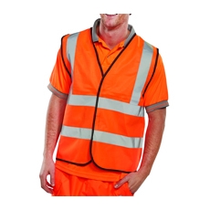 Hi Vis Waistcoat App G Orange M