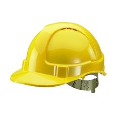 Comfort Vented Safety Helmet Yellow