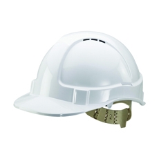 Comfort Vented Safety Helmet White