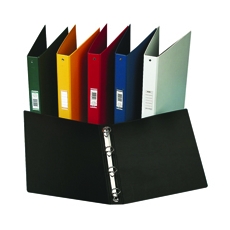 Elba Vision 4-Ring Binder PP A4 Blk