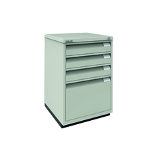 Bisley 4 Drw Filing Cab Goose Grey