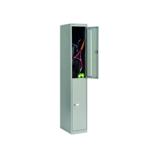 Bisley 2 Door Locker 457 Goose Grey