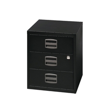 Bisley 3 Drw Home Filing Black