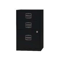 Bisley 3 Drw Home Filing Black