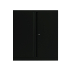 Bisley 2 Door Cupboard Black