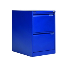 Bisley 2 Drw Filing Cab Blue