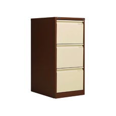 Bisley 3 Drw Filing Cab Coffee/Cream