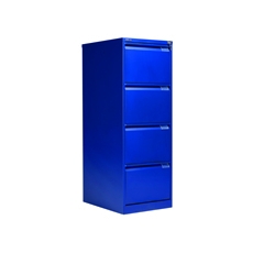 Bisley 4 Drw Filing Cab Blue