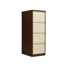 Bisley 4 Drw Filing Cab Coffee/Cream