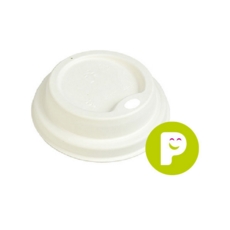 8oz Compostable Bagasse Cup Lids Pk1000