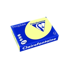 Trophee Card A4 160gm Canary Pk250