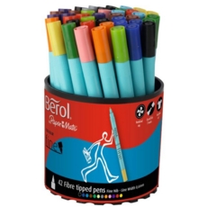 Berol Colourfine Pen Tub 42 Asst Cft