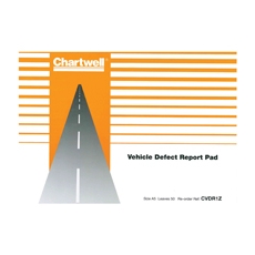 Chartwell Vehicle Defect Report Pad