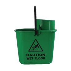 2Work Mop Bucket/Wringer 15L Grn