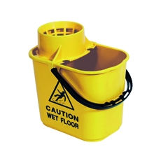 2Work Mop Bucket/Wringer 15L Ylw