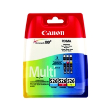 Canon CLI-526 C/M/Y Cartridge Pk3